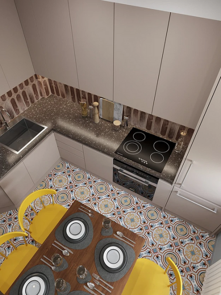 Угловой кухонный гарнитур для кухни: 5 вариантов планировки и примеры проектов (105 фото)