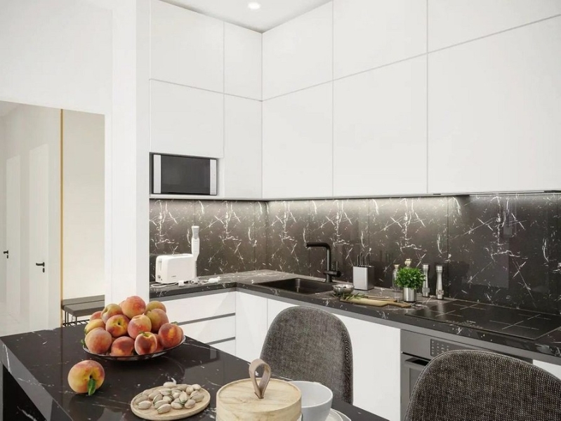 Угловой кухонный гарнитур для кухни: 5 вариантов планировки и примеры проектов (105 фото)