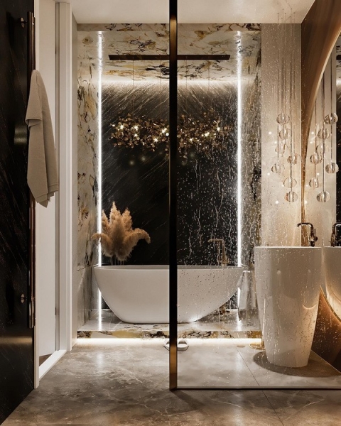 Бежевая ванная: правила оформления, варианты палитры и 70 стильных фото