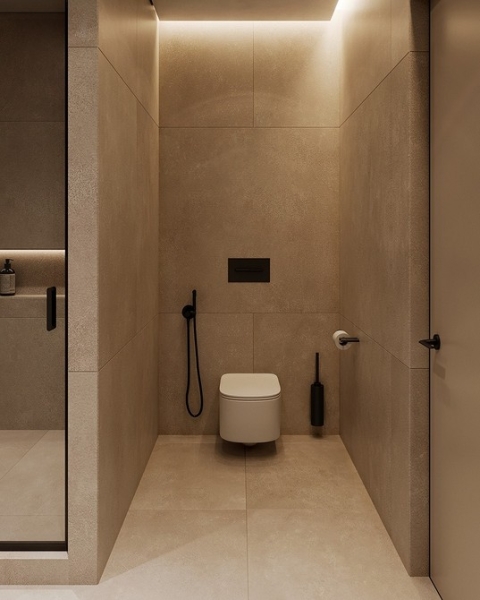 Бежевая ванная: правила оформления, варианты палитры и 70 стильных фото