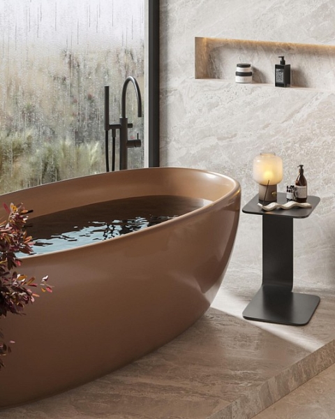 Бежевая ванная: правила оформления, варианты палитры и 70 стильных фото