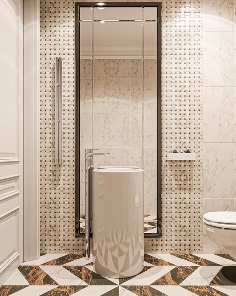 Бежевая ванная: правила оформления, варианты палитры и 70 стильных фото