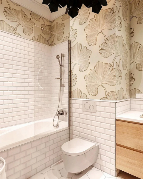 Бежевая ванная: правила оформления, варианты палитры и 70 стильных фото