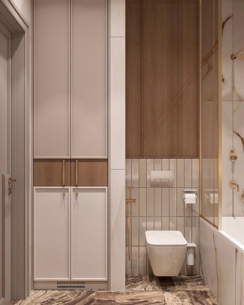 Бежевая ванная: правила оформления, варианты палитры и 70 стильных фото