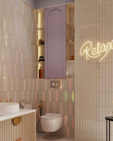 Бежевая ванная: правила оформления, варианты палитры и 70 стильных фото