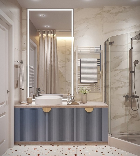 Бежевая ванная: правила оформления, варианты палитры и 70 стильных фото