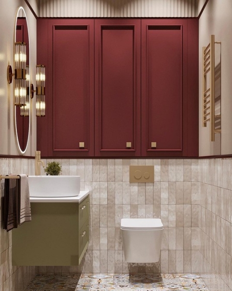 Бежевая ванная: правила оформления, варианты палитры и 70 стильных фото