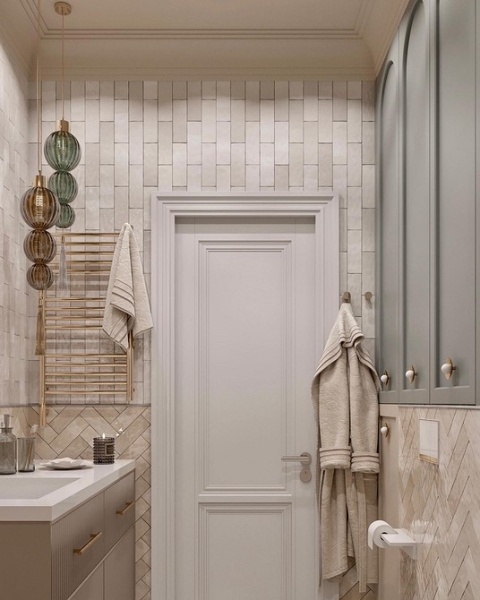 Бежевая ванная: правила оформления, варианты палитры и 70 стильных фото