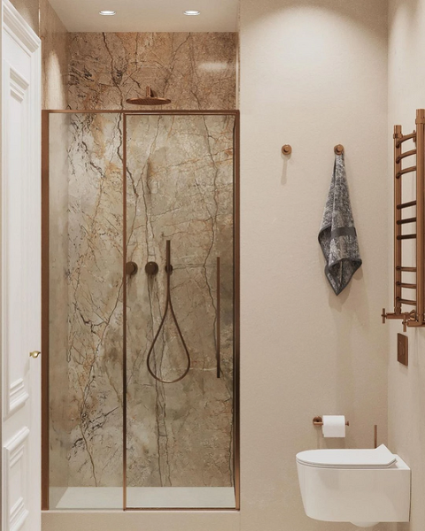 Бежевая ванная: правила оформления, варианты палитры и 70 стильных фото