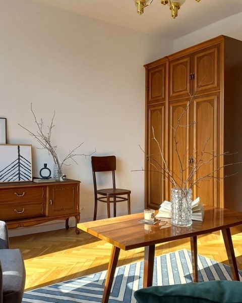 Что делать со старой мебельной стенкой? 7 крутых примеров (фото до и после)