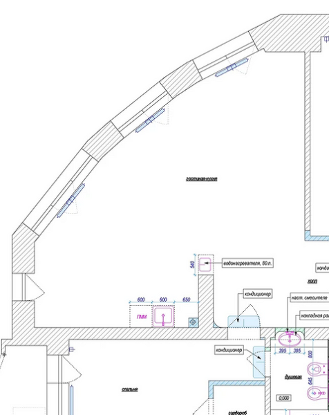 
                                Дизайн кухни-гостиной: особенности зонирования, примеры планировок и 118 фото в разных стилях                            