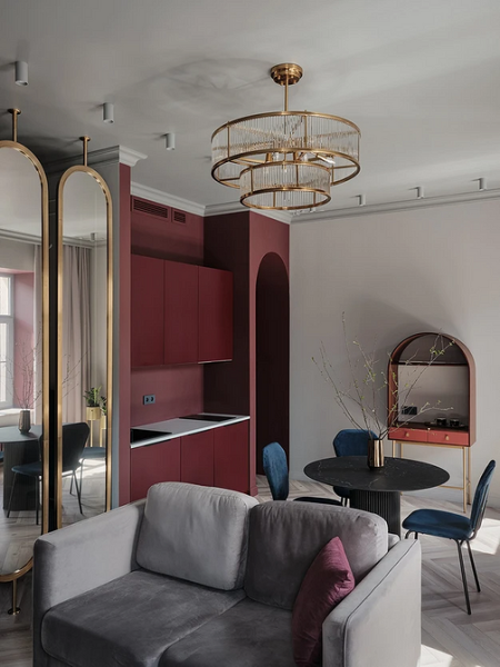 
                                Дизайн кухни-гостиной: особенности зонирования, примеры планировок и 118 фото в разных стилях                            