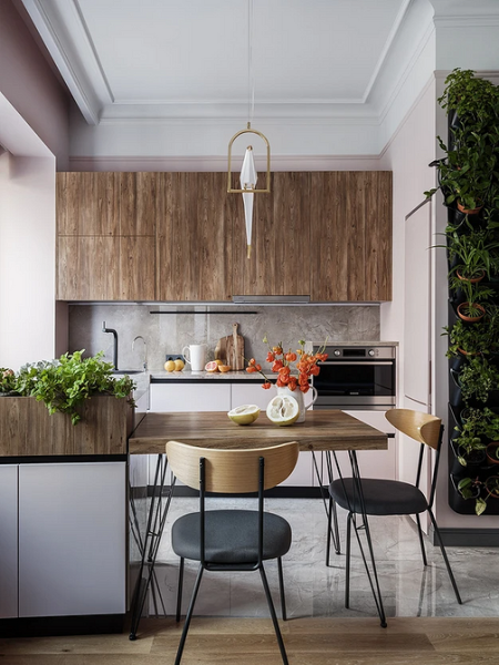 
                                Дизайн кухни-гостиной: особенности зонирования, примеры планировок и 118 фото в разных стилях                            