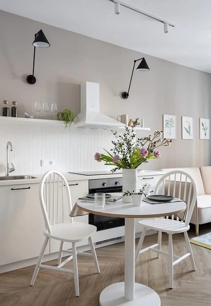 
                                Дизайн кухни-гостиной: особенности зонирования, примеры планировок и 118 фото в разных стилях                            