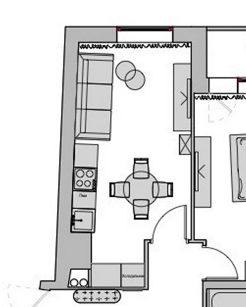 
                                Дизайн кухни-гостиной: особенности зонирования, примеры планировок и 118 фото в разных стилях                            