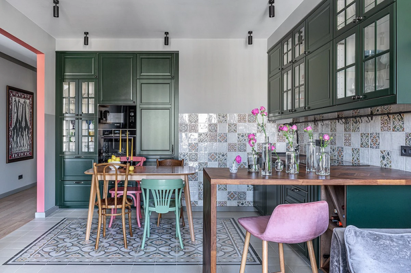 
                                Дизайн кухни-гостиной: особенности зонирования, примеры планировок и 118 фото в разных стилях                            