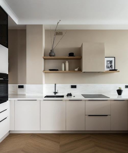 
                                Дизайн кухни-гостиной: особенности зонирования, примеры планировок и 118 фото в разных стилях                            