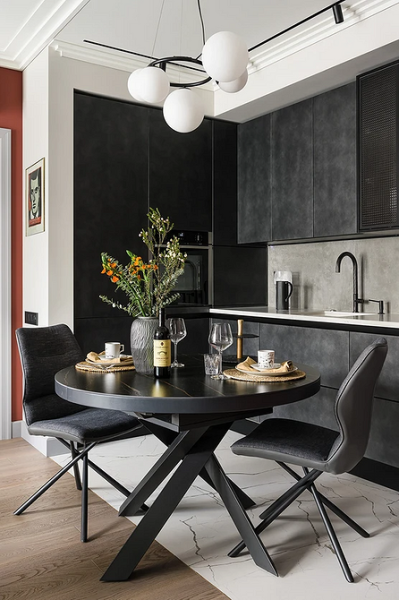 
                                Дизайн кухни-гостиной: особенности зонирования, примеры планировок и 118 фото в разных стилях                            