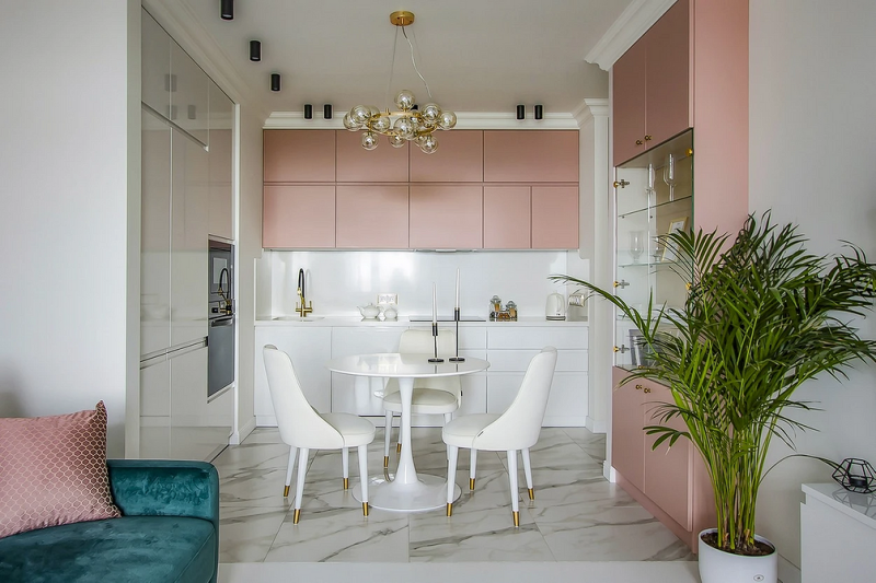 
                                Дизайн кухни-гостиной: особенности зонирования, примеры планировок и 118 фото в разных стилях                            