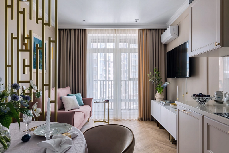 
                                Дизайн кухни-гостиной: особенности зонирования, примеры планировок и 118 фото в разных стилях                            