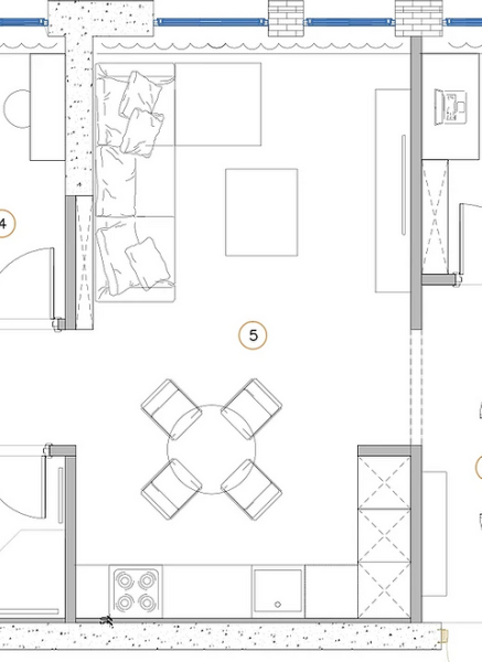 
                                Дизайн кухни-гостиной: особенности зонирования, примеры планировок и 118 фото в разных стилях                            