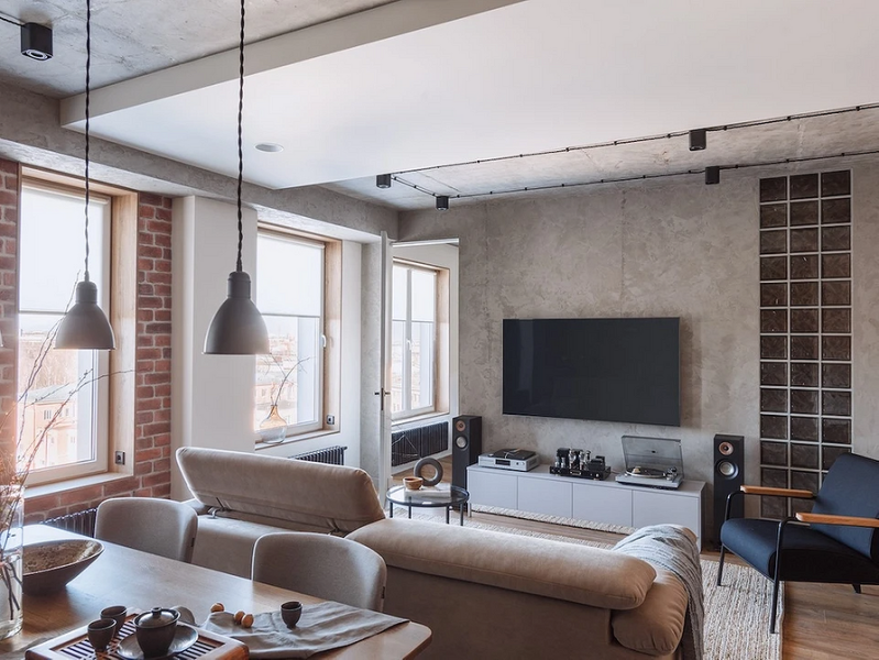 
                                Дизайн кухни-гостиной: особенности зонирования, примеры планировок и 118 фото в разных стилях                            