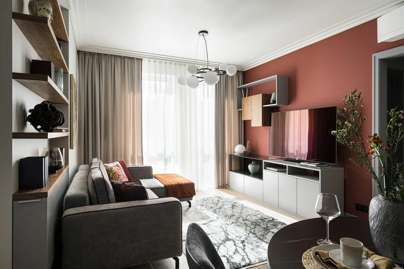 
                                Дизайн кухни-гостиной: особенности зонирования, примеры планировок и 118 фото в разных стилях                            