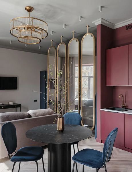 
                                Дизайн кухни-гостиной: особенности зонирования, примеры планировок и 118 фото в разных стилях                            