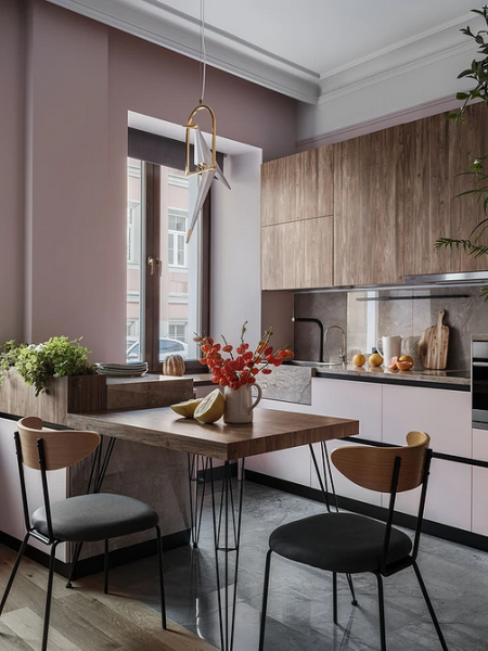 
                                Дизайн кухни-гостиной: особенности зонирования, примеры планировок и 118 фото в разных стилях                            