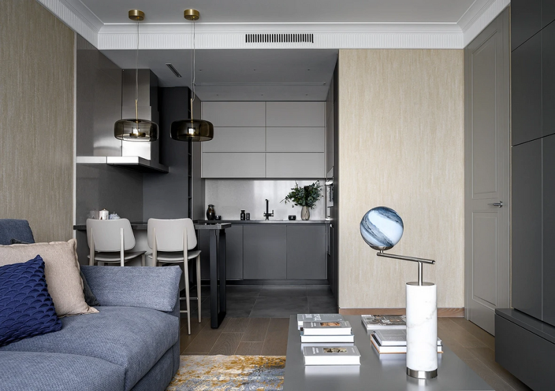 
                                Дизайн кухни-гостиной: особенности зонирования, примеры планировок и 118 фото в разных стилях                            