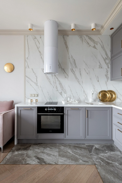 
                                Дизайн кухни-гостиной: особенности зонирования, примеры планировок и 118 фото в разных стилях                            