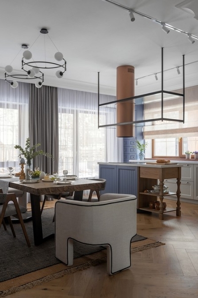 
                                Интерьер для бабушки и дедушки: дом 120 кв. м в Сибири                            