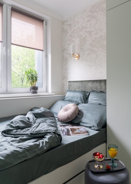 Как жить на 19 кв. м? Пример очень маленькой студии, где уместили все нужное