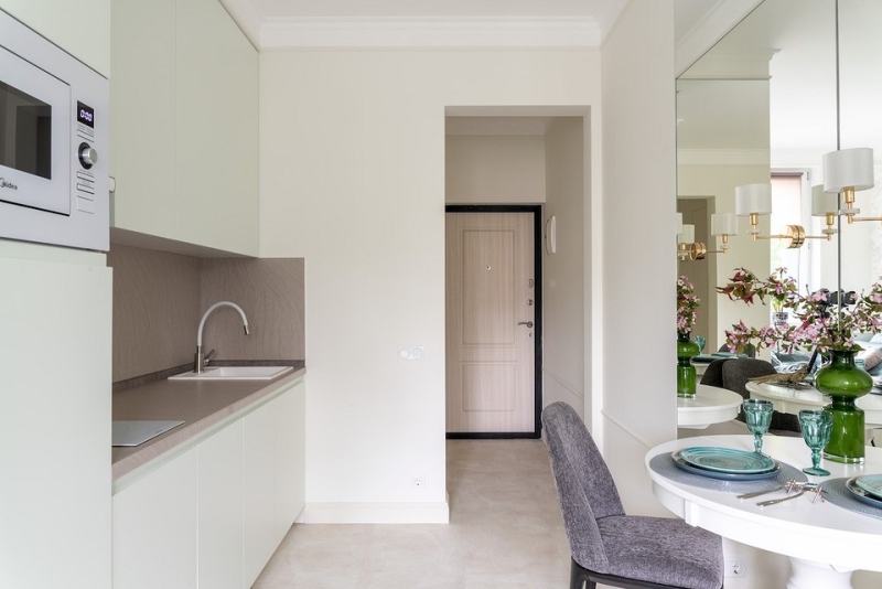 Как жить на 19 кв. м? Пример очень маленькой студии, где уместили все нужное