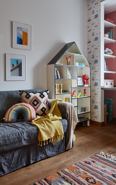 Квартира 73 м² в скандинавском стиле с элементами лофта