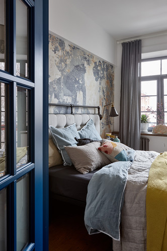 Квартира 73 м² в скандинавском стиле с элементами лофта