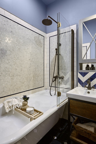 Квартира 73 м² в скандинавском стиле с элементами лофта