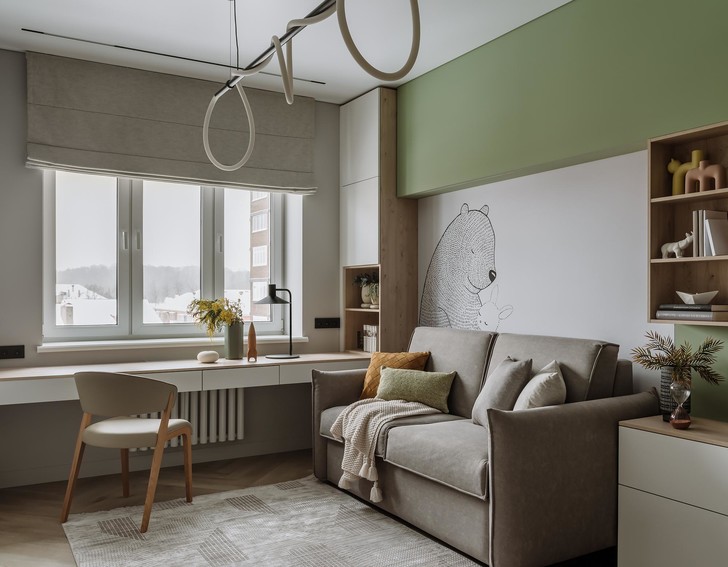 Лаконичная квартира 104 м² в Туле