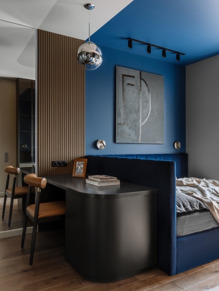 Маленькая квартира 35 м² на 50-м этаже с видом на Москву