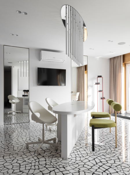 Новый салон красоты в Челябинске по дизайну студии Insomnia