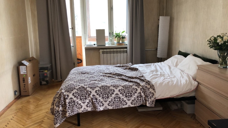 Самая функциональная хрущевка! Квартира 29 кв.м, в которой есть все (фото до и после)