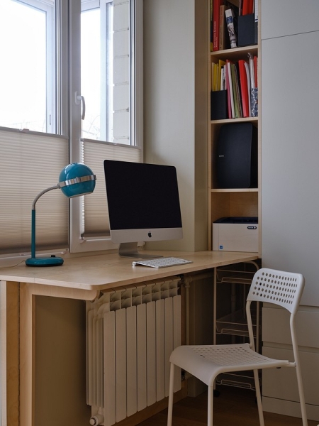 Самая функциональная хрущевка! Квартира 29 кв.м, в которой есть все (фото до и после)