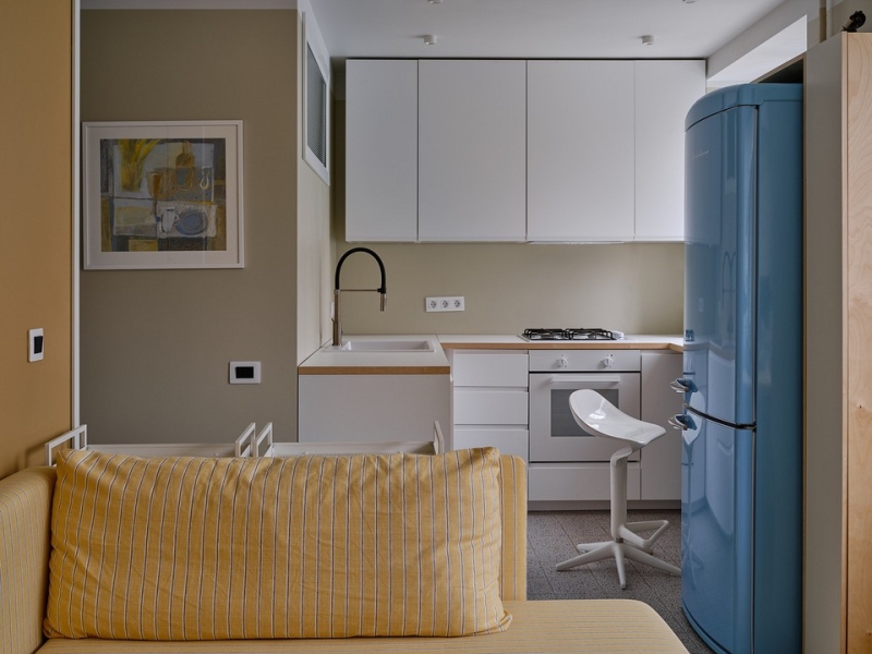 Самая функциональная хрущевка! Квартира 29 кв.м, в которой есть все (фото до и после)