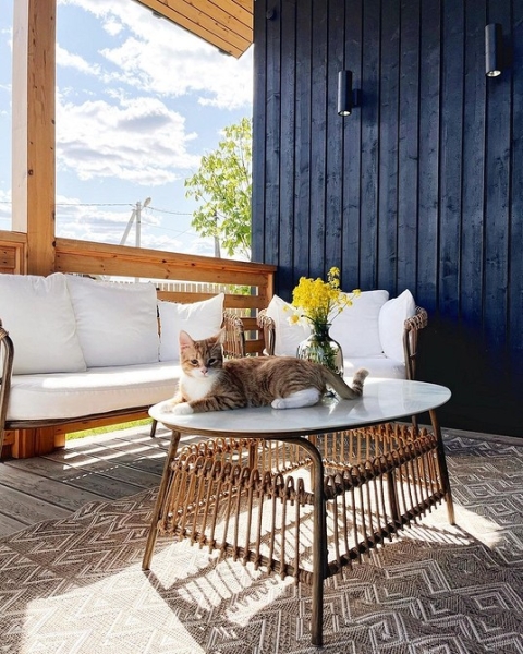 Словно на курорте: 6 красивых террас и веранд в России (55 фото!)