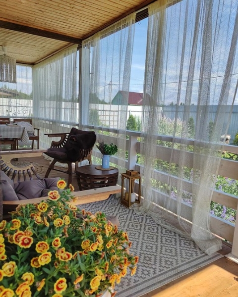 Словно на курорте: 6 красивых террас и веранд в России (55 фото!)