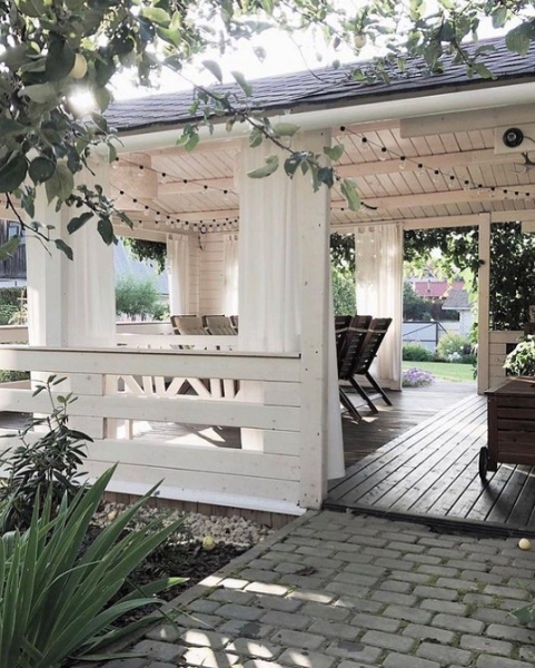 Словно на курорте: 6 красивых террас и веранд в России (55 фото!)