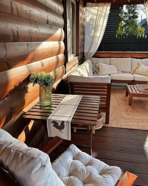 Словно на курорте: 6 красивых террас и веранд в России (55 фото!)