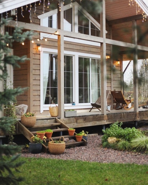 Словно на курорте: 6 красивых террас и веранд в России (55 фото!)