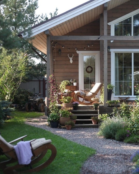 Словно на курорте: 6 красивых террас и веранд в России (55 фото!)