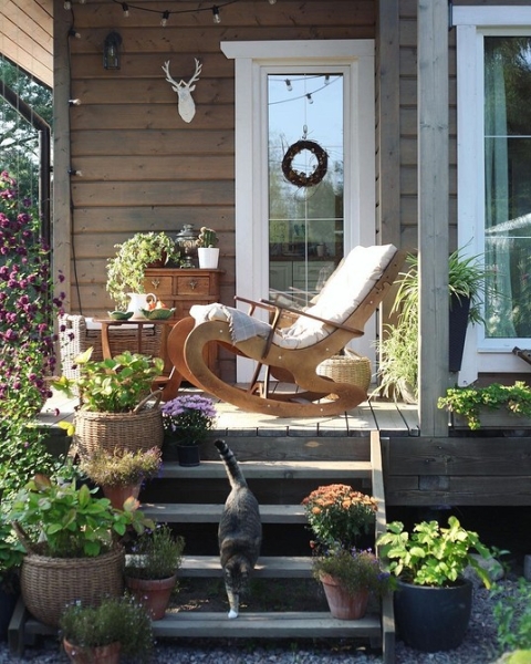 Словно на курорте: 6 красивых террас и веранд в России (55 фото!)